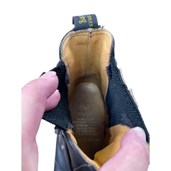 Dr. Martens womans black Leather chelsea ankle boots size 5 SKU 8796 - Picture 14 of 16